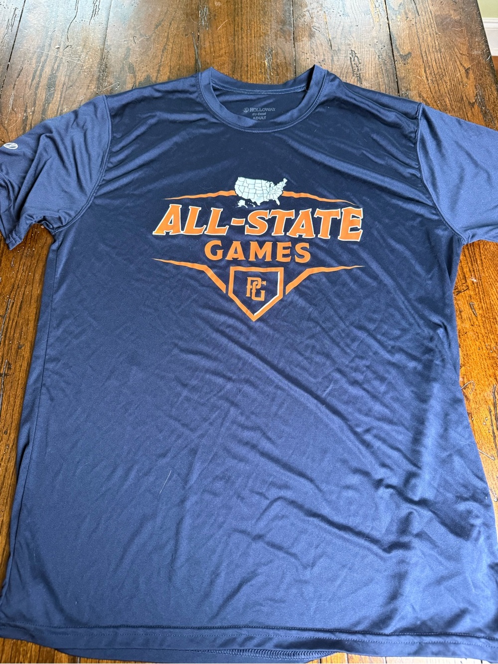 Perfect Game All State  Blue Logo Tee by Holloway